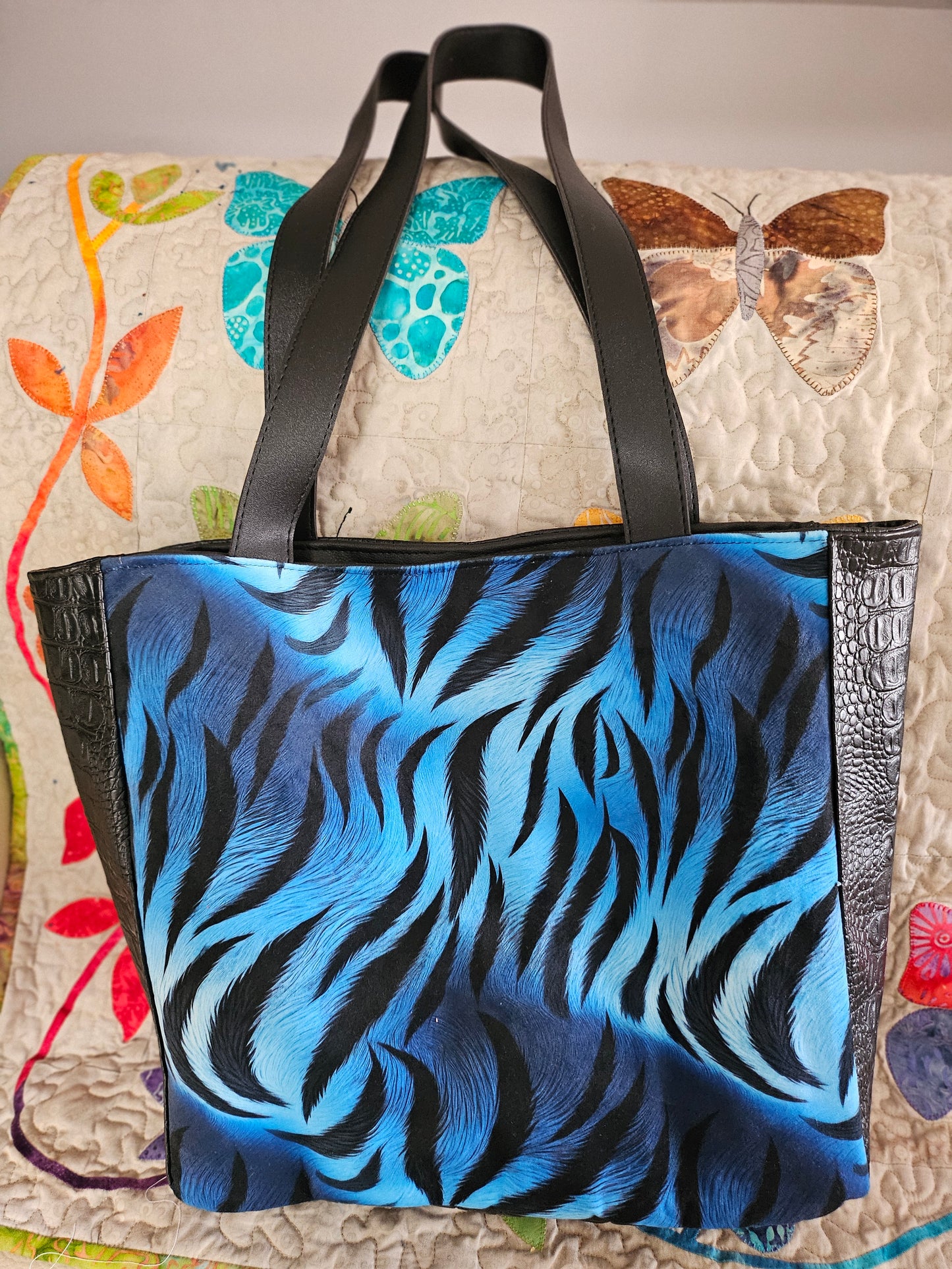 Sac cabas en simili cuir