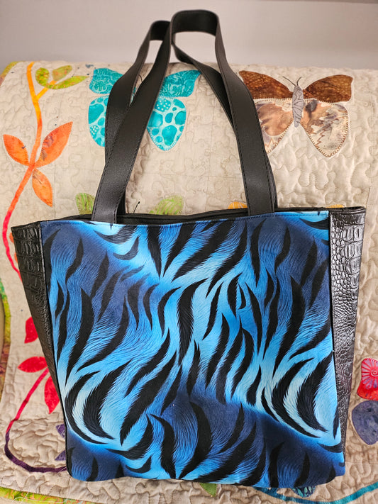 Sac cabas en simili cuir