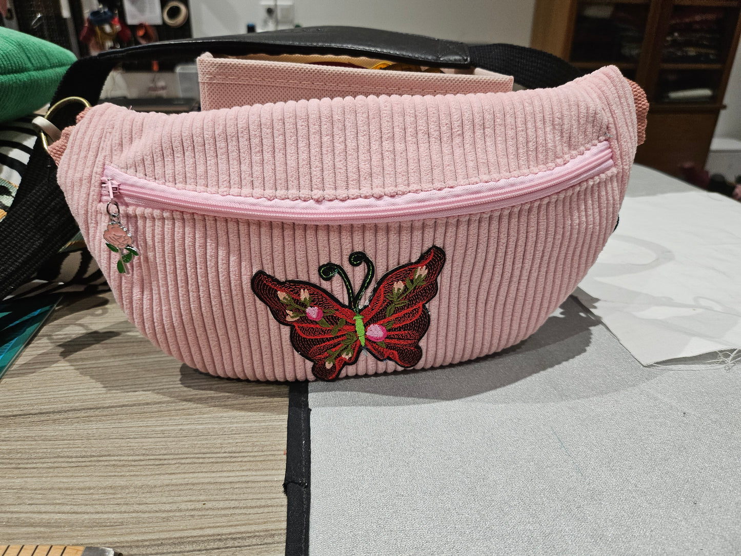 Pt Sac banane en velours